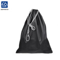 Wholesale waterproof non woven drawstring shoe bag with drawstring closure